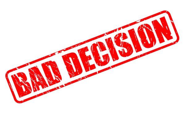 bad selection of indications